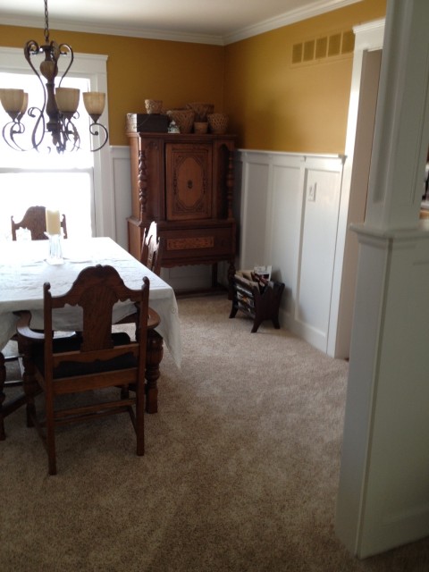 Another view of the dining room, from the living room.